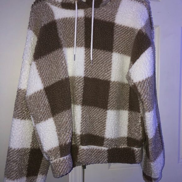 Shein checkered hoodie - Picture 5 of 9